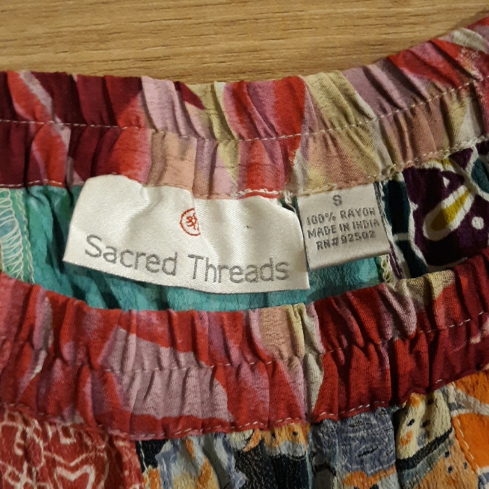 Sacred Threads Long Maxi Boho Skirt. - image 3